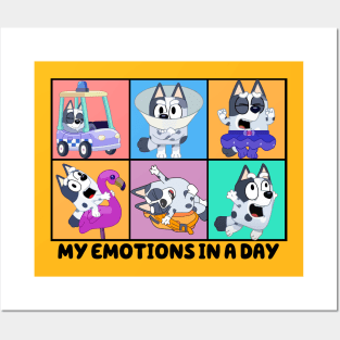 Muffin My Emotions In A Day Posters and Art